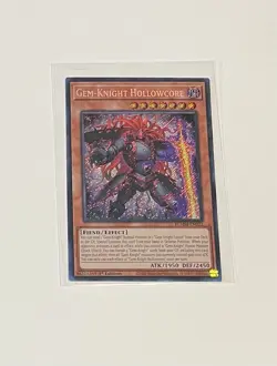 2x Yu-Gi-Oh! GEM-Knight Hollowcore #BLMM-EN022 1st Edition Secret Rare (NM) - Image 2