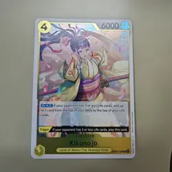 Kikunojo OP06-104 Wings of the Captain One Piece English NM R Foil Holo TCG CCG - Image 1