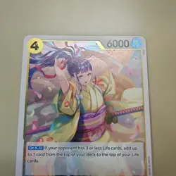 Kikunojo OP06-104 Wings of the Captain One Piece English NM R Foil Holo TCG CCG - Image 3