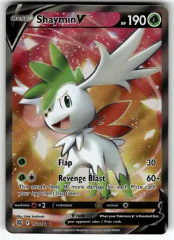 Shaymin V (Full Art) 152/172 SWSH09: Brilliant Stars NM Pokemon Card TCG - Image 1