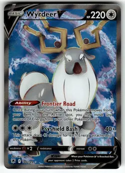 Wyrdeer V (Full Art) 180/189 SWSH10: Astral Radiance NM Pokemon Card TCG - Image 1