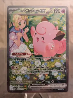 Pokemon TCG Lillie's Clefairy EX Journey Together Sir Card 184/159 NM Pokemon - Image 1