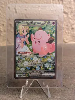 Pokemon TCG Lillie's Clefairy EX Journey Together Sir Card 184/159 NM Pokemon - Image 2