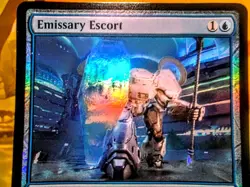 Emissary Escort promo foil magic the gathering edge of eternities trading card - Image 2