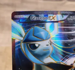 Pokemon TCG card Glaceon EX (Full Art) 116/124 Fates Collide Holo NM Nice - Image 3