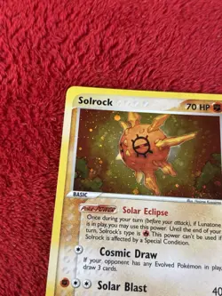 Solrock 13/100 Sandstorm Holo E Reader Pokemon Card Nm-/lp+ - Image 3