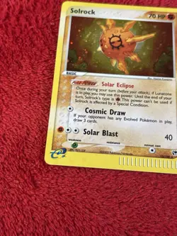 Solrock 13/100 Sandstorm Holo E Reader Pokemon Card Nm-/lp+ - Image 4