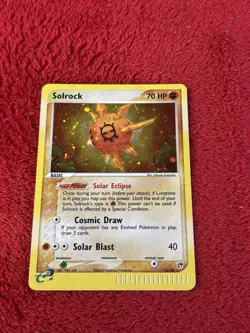 Solrock 13/100 Sandstorm Holo E Reader Pokemon Card Nm-/lp+ - Image 5