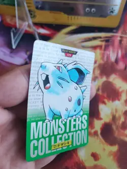 Pokemon 1996 Card Nidoran Female Monsters Collection Green Carddass Japanese LP - Image 4
