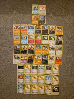 XY Base Set Pokemon Card Bundle x 50 TCG Holo Rare Common Uncommon Trainer - Image 1