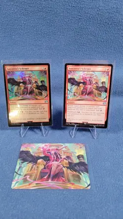 Sorceress's Schemes Foil Regular And Art Card 0159 - Final Fantasy - MTG - NM - Image 1