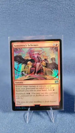 Sorceress's Schemes Foil Regular And Art Card 0159 - Final Fantasy - MTG - NM - Image 2