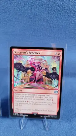 Sorceress's Schemes Foil Regular And Art Card 0159 - Final Fantasy - MTG - NM - Image 5