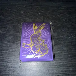 Scarlet & Violet Miraidon Card Sleeves x65 New sealed Pokemon TCG Purple - Image 1