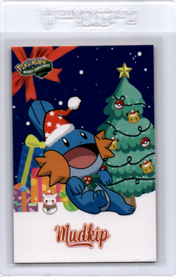 Mudkip Peruvian christmas pokemon card - Image 1