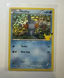 Pokemon Mudkip 19/25 Holo 25th Anniversary McDonalds Promo 2021 Card Near Mint - Image 1