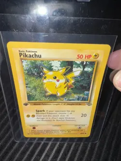 1999 Pokemon TCG Pikachu Card 60/64 Jungle 1st Edition - Image 3