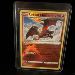 Pokemon TCG Radiant Charizard Crown Zenith Holo Ultra Rare Card 020/159 NM - Image 1