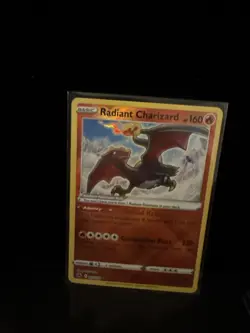 Pokemon TCG Radiant Charizard Crown Zenith Holo Ultra Rare Card 020/159 NM - Image 3