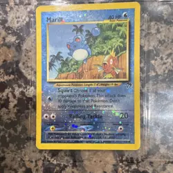 Pokemon Marill Holo Promo Card Southern Islands 11/18 English Nintendo - Image 1