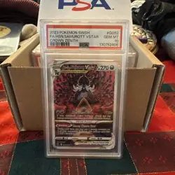 PSA 10 Hisuian Samurott Vstar GG52/GG70 -Graded Pokemon Card- Crown Zenith (3s) - Image 1