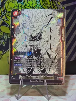 Dragon Ball Z Super Card Game SB02-008 SR Son Gohan:Childhood - Image 1