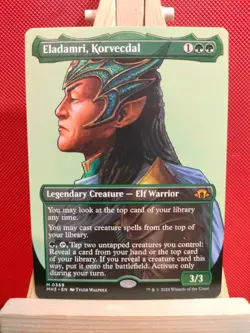 Eladamri, Korvecdal (Borderless) - Modern Horizons 3 - Mythic - NM - MTG - Image 1