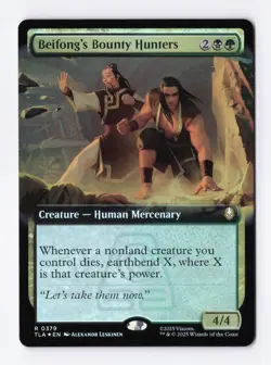 Beifong's Bounty Hunter (Extended Art) (Foil) MTG Avatar: The Last Airbender TLA - Image 1