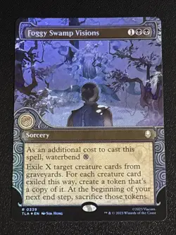 MTG Avatar: The Last Airbender Foggy Swamp Visions Showcase Foil 0339 NM Rare - Image 1