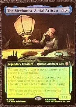 MTG FOIL The Mechanist, Aerial Artisan - Avatar: The Last Airbender #369 - Image 3