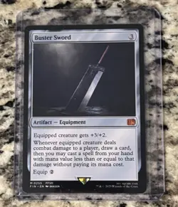 MTG Buster Sword Final Fantasy Regular Mythic - Image 1