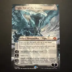 Ugin, Eye of the Storms (Borderless Reversible) Tarkir: Dragonstorm MTG - Image 1