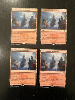 Cori Mountain Monastery X4X NM/M Tarkir: Dragonstorm TDM Magic MTG - Image 1