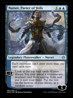 Narset, Parter of Veils LP Light Play War of the Spark MTG [8900] - Image 1