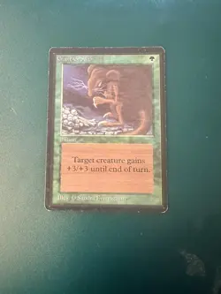 MtG Giant Growth: English 1st Edition Beta LP ACTUAL PHOTOS! - Image 1