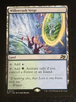 MTG Aetherdrift Willowrush Verge 0270 NM Rare - Image 1