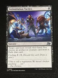 MTG Aetherdrift Intimidation Tactics 0092 NM - Image 1