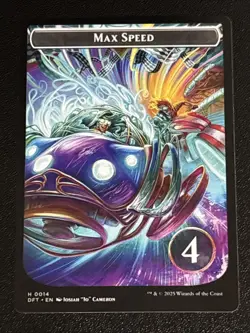 MTG Aetherdrift Start Your Engines!/Max Speed Double-Sided Token 0014 NM - Image 2