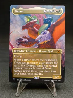 Tiamat (Borderless) Adventures in the Forgotten Realms Regular NM - Image 1