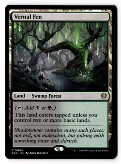 Vernal Fen 63 Commander: Lorwyn Eclipsed Normal NM - Image 1