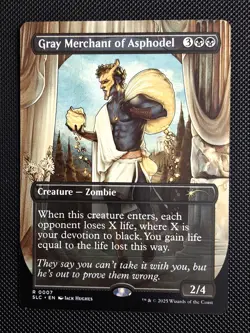 Gray Merchant of Asphodel Secret Lair Encyclopedia NM MTG - Image 1
