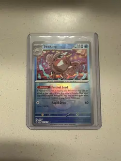 Pokemon TCG Seaking 021/131 Prismatic Evolutions- Pokeball Reverse Holo- MINTY - Image 1