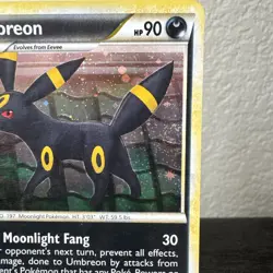 UMBREON 2010 POKEMON HEARTGOLD & SOULSILVER UNDAUNTED RARE HOLO 10/90 Q6233 - Image 3