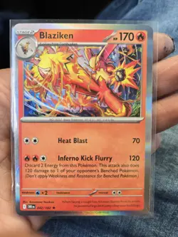 • Blaziken • 042/182 Reverse Holo SV10 Destined Rivals Pokemon TCG NM - Image 1