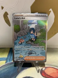 Lana's Aid 219/167 Pokemon Twilight Masquerade Special Illustration Rare NM - Image 1