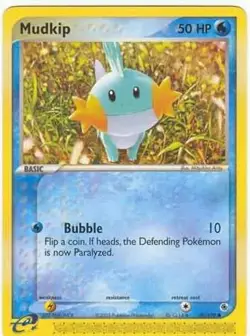 Mudkip 59/109 Ruby & Sapphire Heavy Play Pokemon DNA GAMES - Image 1