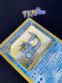 Pokemon TCG Vaporeon Jungle 12/64 Holo Rare LP. - Image 3