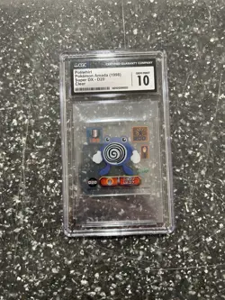 1998 Pokemon Amada Super DX D20 Poliwhirl Clear CGC 10 - Image 1
