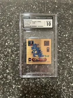 1998 Pokemon Amada Super DX D48 Nidoqueen Bronze CGC 10 - Image 1
