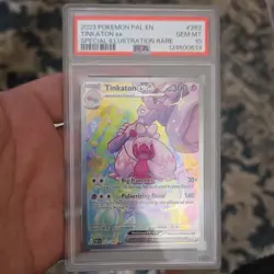 Pokemon Tinkaton ex 262/193 Sv02: Paldea Evolved SAR Holo PSA 10 - Image 1